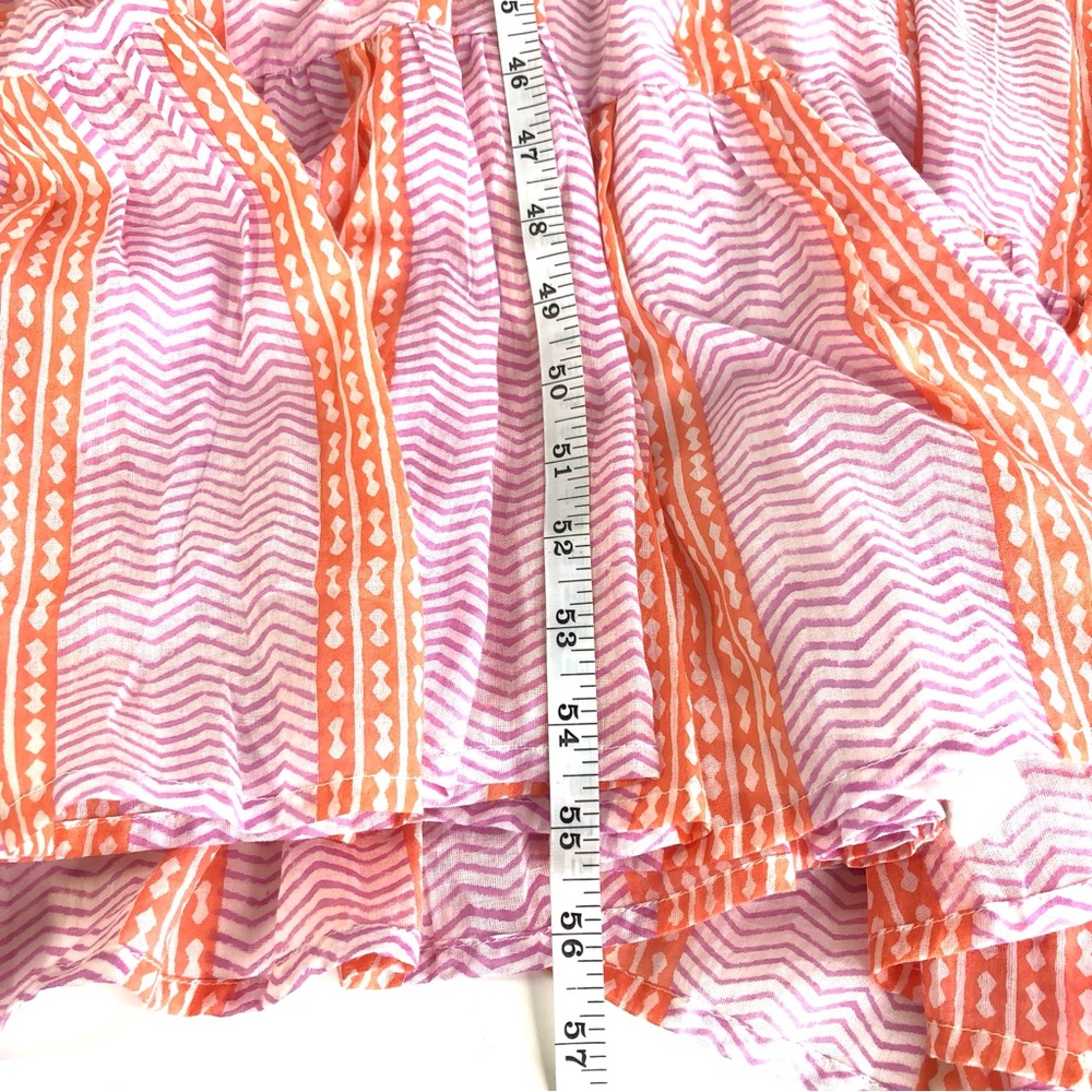Oliphant Pink and Orange Striped Maxi Dress - Picture 4 of 8